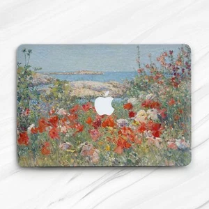 Estuche rígido floral floral para pintura al óleo con flores mar para Macbook Air 13 Pro 16 13 14 15 - Imagen 1 de 4
