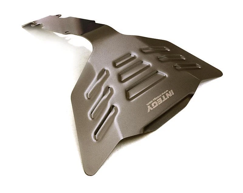 Stainless Steel (Coated) Rear Skid Plate for Traxxas 1/10 E-Revo(-2017) & Summit - Image 1 of 1