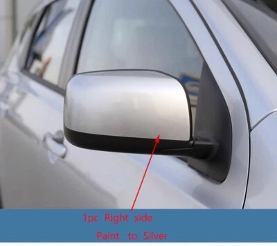 1x Conjunto de espejo retrovisor lateral térmico eléctrico Nissan Rogue 2008-2015 ajuste plateado derecho Foto 1 de 4