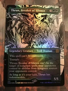 MTG Thrun Breaker of Silence FOIL Borderless All Will Be One ONE 331 Rare NM - Picture 1 of 1