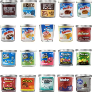 3-Pack of 14oz Snack Scented Candles! Mix & Match 20 Hershey's / Hostess Scents! - Picture 1 of 21