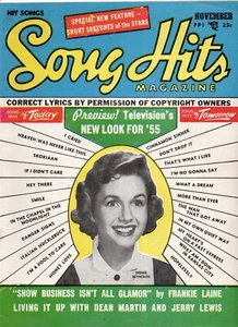 Song Hits Magazine November 1954 Debbie Reynolds Vintage 1950s Music Ephemera - Picture 1 of 1