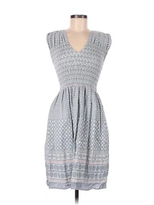 Max Studio Blue Casual Sundress Sleeveless Smocked Waist, Ladies M - EUC - Picture 1 of 3