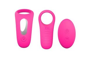 Vibrating Cock Ring with Clitoral stimulation Couple Sex-Toys Remote Controled