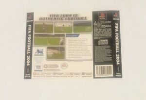 Fifa Football 2004 (Sony PS1 PlayStation 1 Cover Art Back Insert. No Game