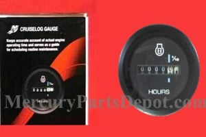 Mercury Marine Analog Gauge Set - Black - Hours Gauge 895295A01 - Bild 1 von 3