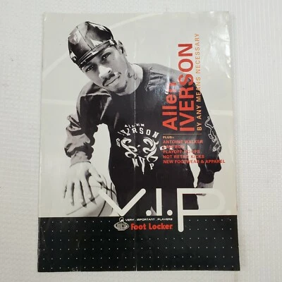 Foot Locker Magazine 2003 V.I.P. Allen Iverson por cualquier medio necesario NBA  Foto 1 de 4