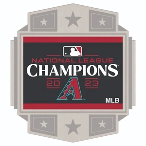 Arizona Diamondbacks 2023 World Series NL Champions Shaped Pin - Picture 1 of 1