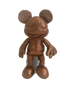 "Lindo juguete de coleccionista de peluche de bronce para niños de Disney Mickey Mouse pequeño de 10" - Imagen 1 de 7