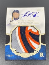 2013 Topps Tier One Miguel Cabrera PPAR-MCR Autographed Prestigious Patches /10