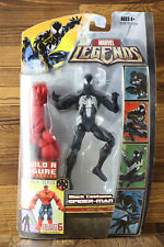 2007 Marvel Legends Black Costume Spider-Man Action Figure RED HULK BAF