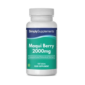 Maqui Beeren 2000 mg - 180 Tabletten - SimplySupplements - Bild 1 von 4
