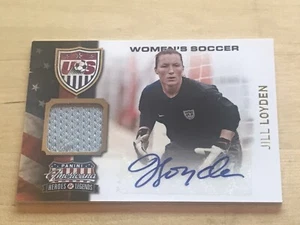 Jill Loyden 2012 Panini Americana Heroes & Legends USWNT Auto Jersey #12 7/59 - Picture 1 of 5