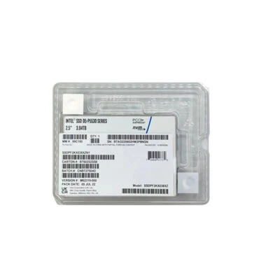 NEW Intel 3.84TB SSD P5530 U.2 SSDPF2KX038XZN1 NVME Solid State Drive - Image 1 of 2