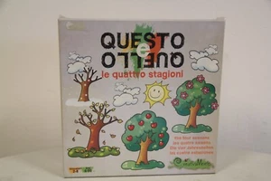 QUESTO E QUELLO - LE QUATTRO STAGIONI - CREATIVAMENTE - GIOCO EDUCATIVO - nuovo - Foto 1 di 3