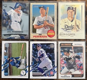 ⚾️Joc Pederson 6-CARD LOT including ROOKIE 2015 Panini Prizm #174 - Picture 1 of 2