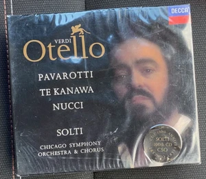 Verdi "Otello" - Pavarotti . Te Kanawa . Nucci . CSO . Solti CD Neu & Versiegelt - Bild 1 von 3