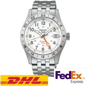 Seiko 5 Sports Field GMT Sports Style SBSC009 Men's Watch Date New in Box DDP - Foto 1 di 11