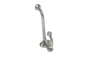 HOOK CAST IRON HOOK COAT AND HAT HOOK 3 1/2" H X 1 1/2" W X 3 5/8" PROJECTION - Picture 1 of 3