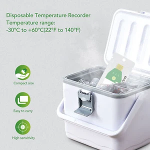 USB Temperature Data Logger Recorder IP67 Water Resistant Disposable PDF Temp US - Picture 1 of 33