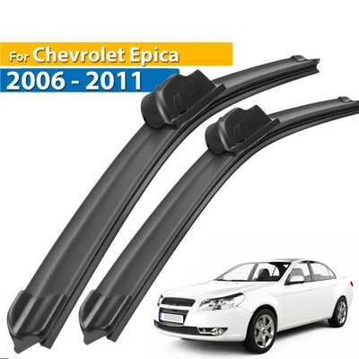 2Pcs Front Windshield Wiper Blades Set For Chevrolet Epica 2006 - 2011 22"+22" - Image 1 of 4