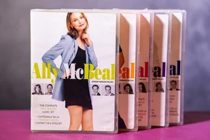 Ally McBeal Complete Seasons 1–5 DVD Set – Excellent/Good – (EN/FR) - Picture 1 of 2