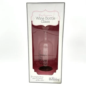 Wembley Big Business Wine Bottle Glass Let Everyone Know Who’s In Charge Of …. - Picture 1 of 16