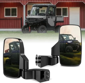 Ranger Side Rear View Mirrors Full-Door Mounted,  UTV Side Mirrors for Polaris  - Picture 1 of 7