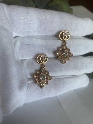 Beautiful Gucci signature Drop earrings/ GG-E-0031 - Image 1 of 4