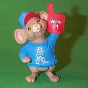 'Team NFL - Houston Oilers' 'Colección NFL' NUEVO sello 1996 adorno - Imagen 1 de 6