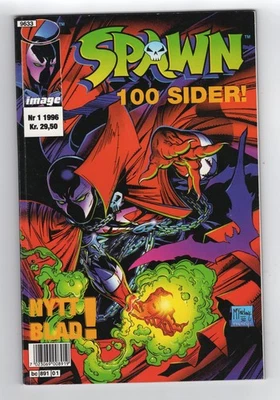 1992 IMAGE SPAWN #1, #2, #3 & #4 1ST APP OF SPAWN & VIOLATOR CLOWN RARE NORWAY - Image 1 of 2
