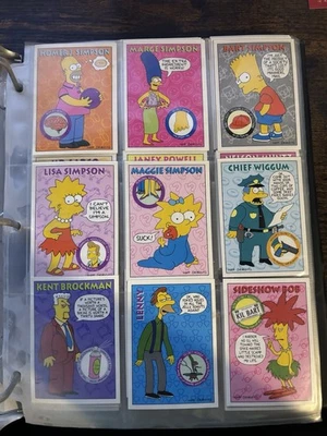 The Simpsons Card Lot 1990 Topps Must Haves Great For Any Collection Vintage - Image 1 of 4