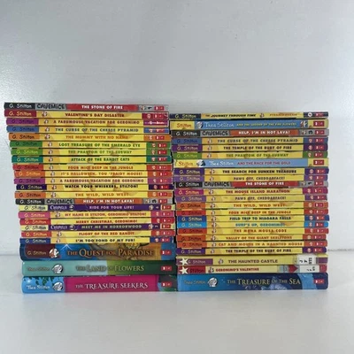Lot Of 46 Geronimo Stilton Paperback - Hardcover Books - Scholastic - Image 1 of 4