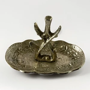 Vintage goldfarbenes Produkt NYC Hollywood Regency Schwert & Dolch Schmuck Ring Halter - Bild 1 von 12