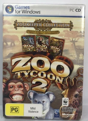 3127 Zookeeper Collection Zoo Tycoon 2 Brand New PC complete Game - Bild 1 von 3