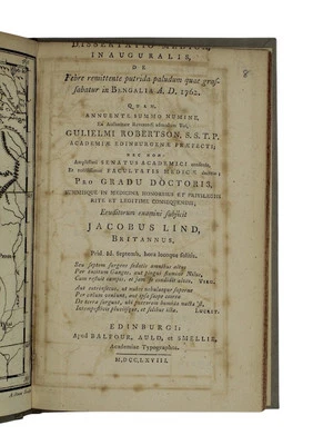 1768 BENGAL MARSH FEVER Medicine EDINBURGH UNIVERSITY MEDICAL DISSERTATION - Image 1 of 3