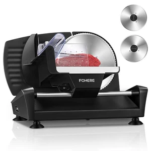 Electric Meat Slicer 200W Deli Slicer for Home with Removable Two 7.5” Blades... - Picture 1 of 9