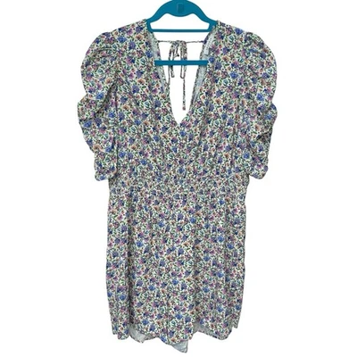 Topshop Mameluco Talla 12 Estampado Floral Pantalones Cortos Elastizados Nuevo con Etiquetas Foto 1 de 4