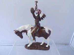 Deliverance By Chuck Ren Native American Metal Figure Hamilton Collection - Picture 1 of 7