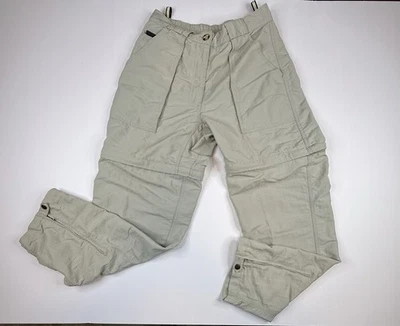 Pantalones convertibles de nailon para senderismo al aire libre The North Face grises pequeños para mujer Foto 1 de 4