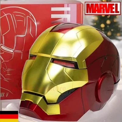 Iron Man 1:1 Helm MK5 MK7 Autoking Vollautomatisch Voicecontrol/ Fernbedienung - Bild 1 von 4