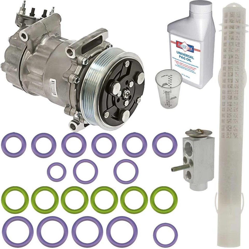 Compresor de aire acondicionado Omega para Mini Cooper 2008-2012 con kit de reparación de aire acondicionado CSW Foto 1 de 1