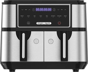 Iceagle Freidora de Aire Caliente 2 Cámaras Airfryer XXL 11L - 1700 W Freidora de Aire Caliente - Imagen 1 de 7