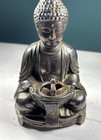 Antique Bronze Buddah Incense Burner