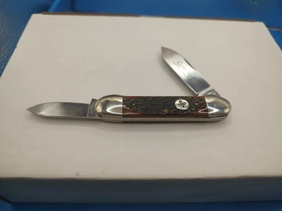 Queen Cutlery Cheetah Sharp Fans Club Knife Limited #1499 2008 RARE USA  - Image 1 of 4