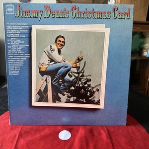 🎅🏼 Jimmy Dean - Jimmy Dean's Christmas Card (1965, Vinyl LP) *$12.25* - Imagen 1 de 4