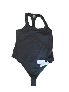 Body Tanga Mango Pop Negro Talla Grande Nuevo con Etiquetas - Imagen 1 de 3