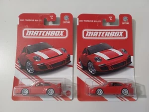 2025 Matchbox Target Exclusive Red Edition 2007 PORSCHE 911 GT3 #3/6 (Lot of 2) - Picture 1 of 10