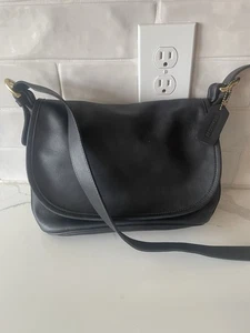 Bolso de Hombro Coach Fletcher 4150 Negro Nuevo Bandolera De Colección - Imagen 1 de 7