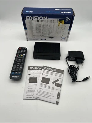 EDISION Proton S2 Plus Full HD Sat Receiver DVB-S2 HDMI SCART LAN USB FTA - Bild 1 von 4